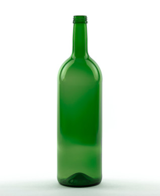1000 ml Bordeauxflasche 28 MCA 8G grün