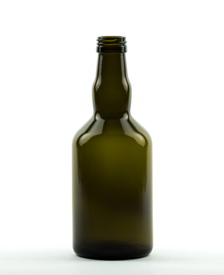 500 ml Whiskyflasche PP 31,5 S antikgrün