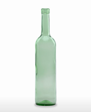 750 ml Bordeaux Bottle 330 mm bartop light green