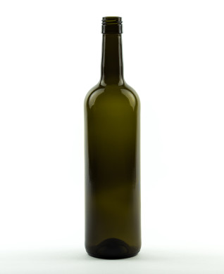 750 ml Bordeauxflasche 308 mm BVS 30 H 60 antikgrün