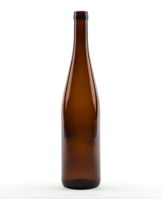 750 ml Rhine Wine Bottle 329 mm cork amber