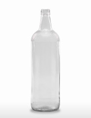 1000 ml Kurzhalsflasche teilgranuliert PP 28 S weiß