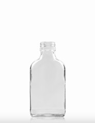 100 ml Taschenflasche PP 28 S weiß