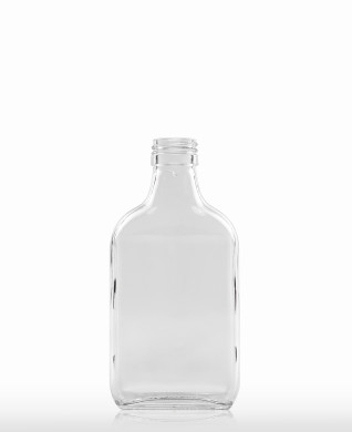 200 ml Taschenflasche PP 28 S weiß