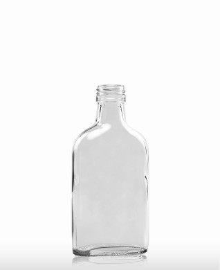 200 ml Taschenflasche PP 28 S weiß
