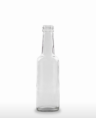 250 ml Straight Neck Bottle (Gradhals/Geradhals) PP 28 S flint