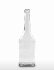 500 ml Napoleonflasche PP 28 S weiß