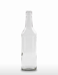 500 ml Wodkaflasche PP 28 S weiß