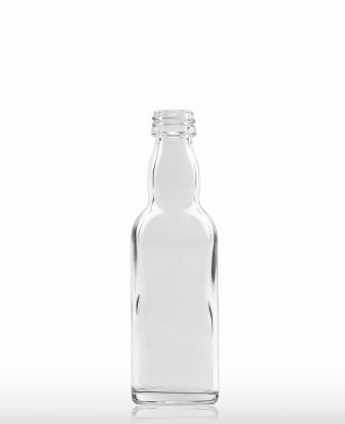 50 ml Kropfhals Bottle PP 18 S flint