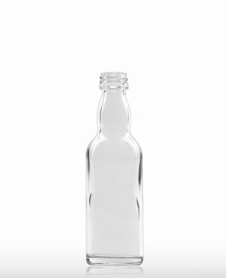 50 ml Kropfhalsflasche PP 18 S weiß