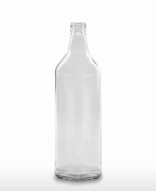 700 ml Vierkantflasche PP 28 S weiß
