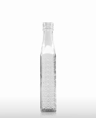 350 ml Kirschwasser Bottle with relief PP 31.5 deep flint