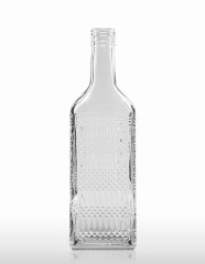 500 ml Kirschwasser Bottle with relief PP 31.5 deep flint