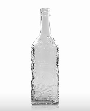 500 ml Kirschwasser Bottle "Schwarzwald" PP 31.5 deep flint