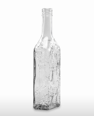 500 ml Kirschwasser Bottle "Schwarzwald" PP 31.5 deep flint