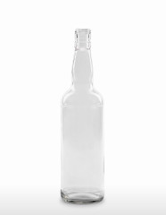 700 ml Kropfhalsflasche BVP 30 extra deep weiß