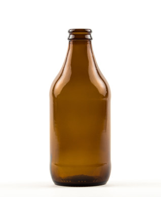 330 ml Bierflasche Typ III CC 26 H 126 braun Einweg