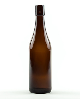 500 ml Lochmund-Bierflasche braun Mehrweg
