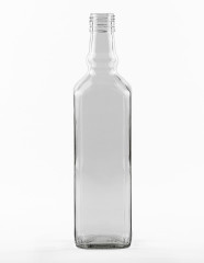 700 ml Whiskyflasche achtkant BVP 31,5 H 44 weiß