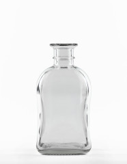 700 ml Zierflasche Kork weiß