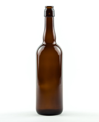 750 ml Belgien-Bierflasche BV-CC-Kombi braun Mehrweg