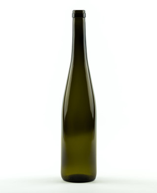 750 ml Rhine Wine Bottle 350 mm cork olive green