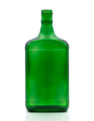 1000 ml Amarettoflasche PP 30 extra deep grün