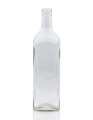 1000 ml Vierkantflasche BVP 31,5 H 44 weiß