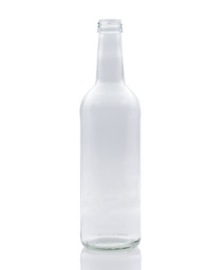 500 ml Gradhals-Mehrzweck-Flasche 28 MCA 7,5 R weiß