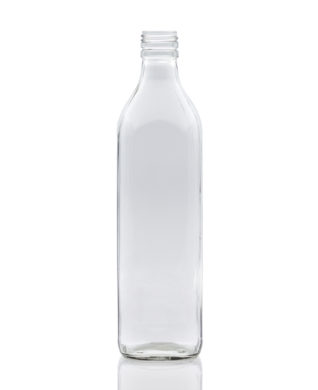 700 ml Vierkantflasche lgw. BVP 31 H non refill weiß