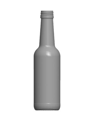 250 ml Gradhalsflasche PP 28 S weiß