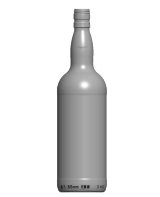 1000 ml Kropfhalsflasche PP 30 extra deep weiß